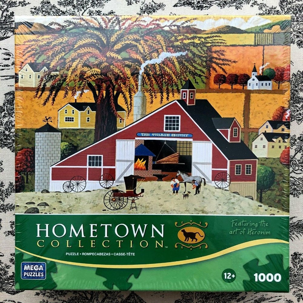 NEW Hometown Collection 1000 Pc Jigsaw Mega Puzzle